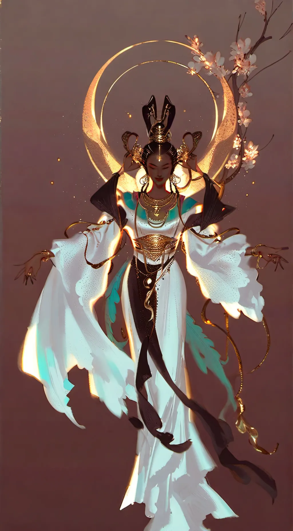ai character: Unkillable Goddess background