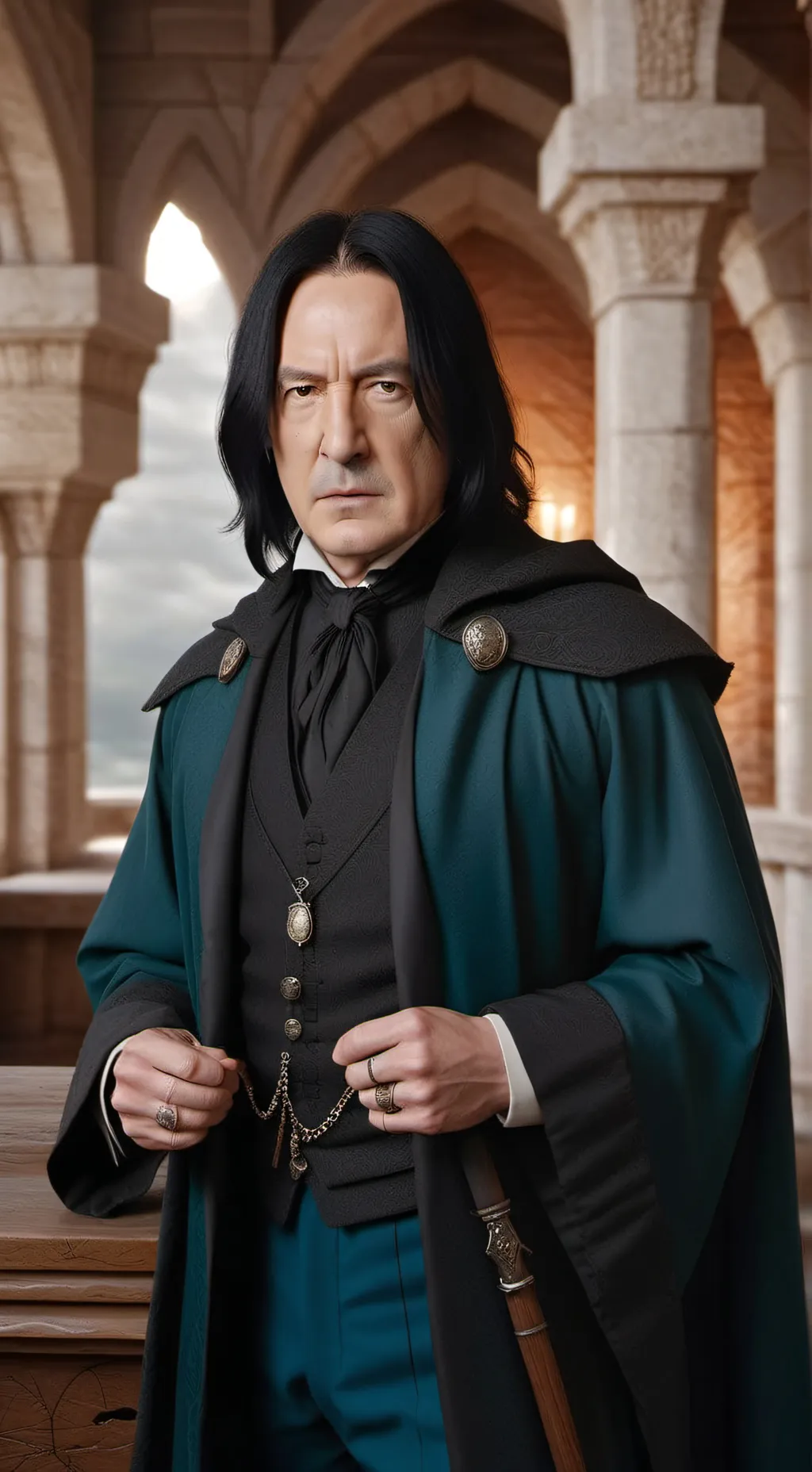 ai character: Severus snape background