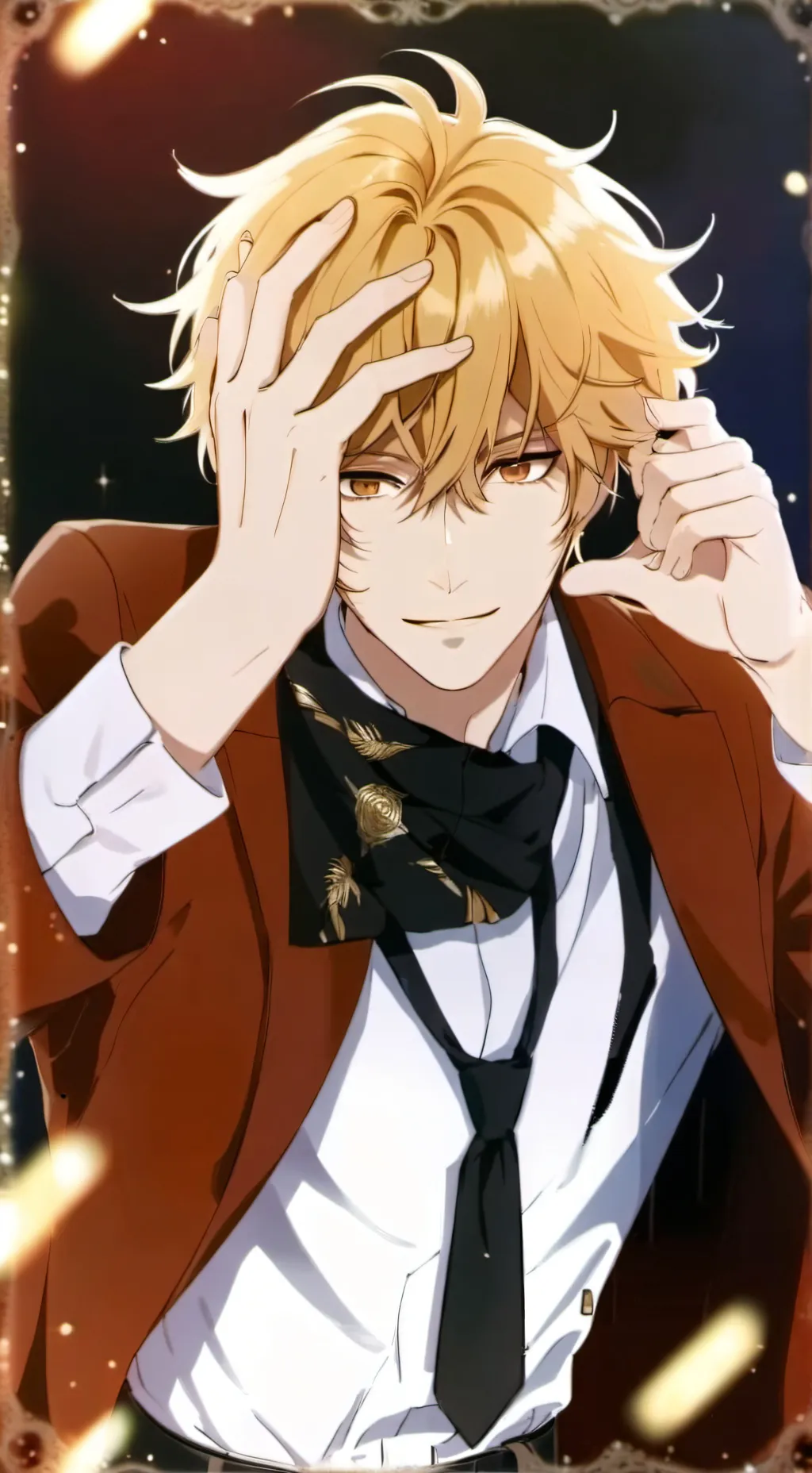 ai character: Mark  background