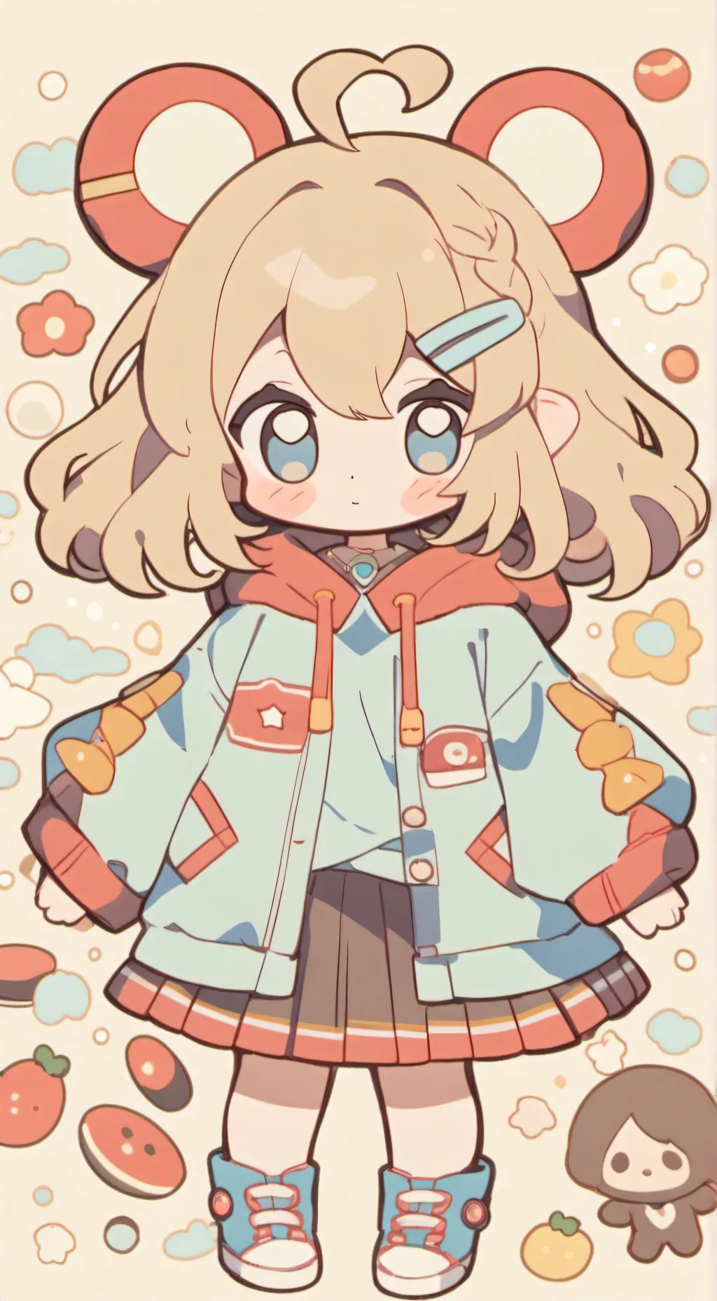 ai character: azuhh  background