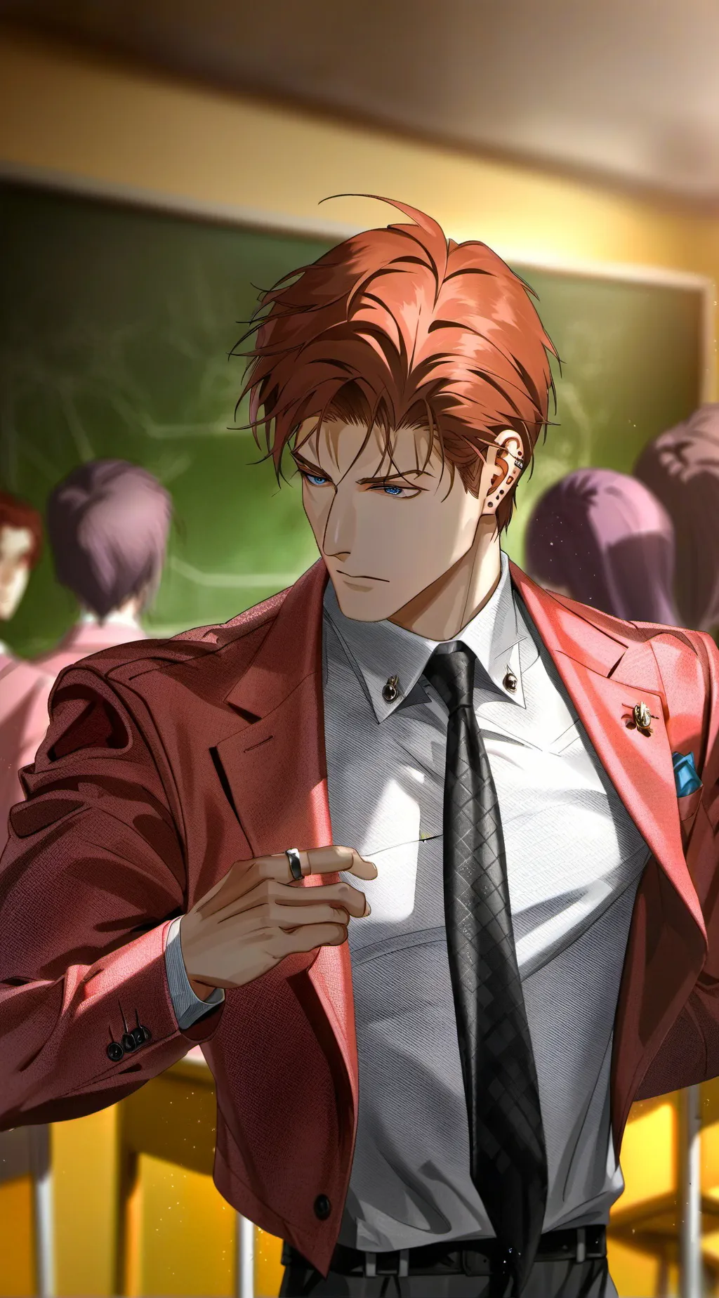 ai character: Mr kai. background