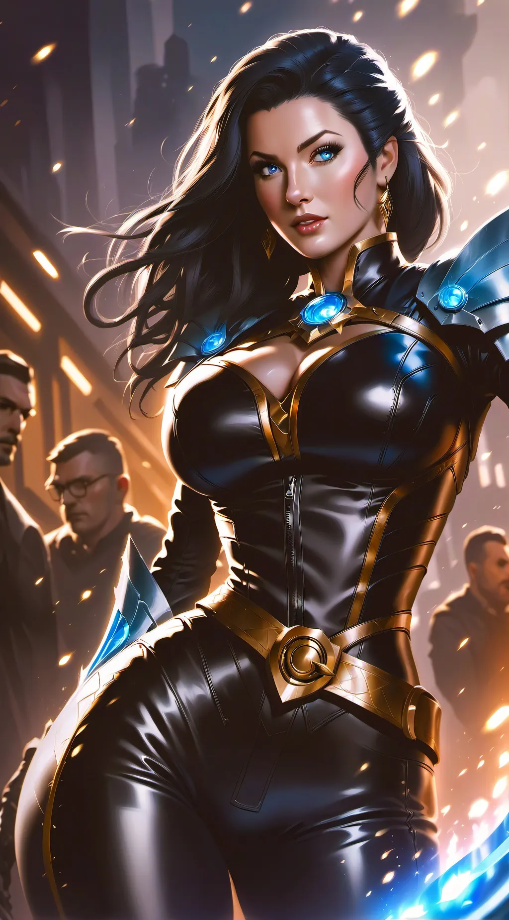 ai character: Luna Voss background