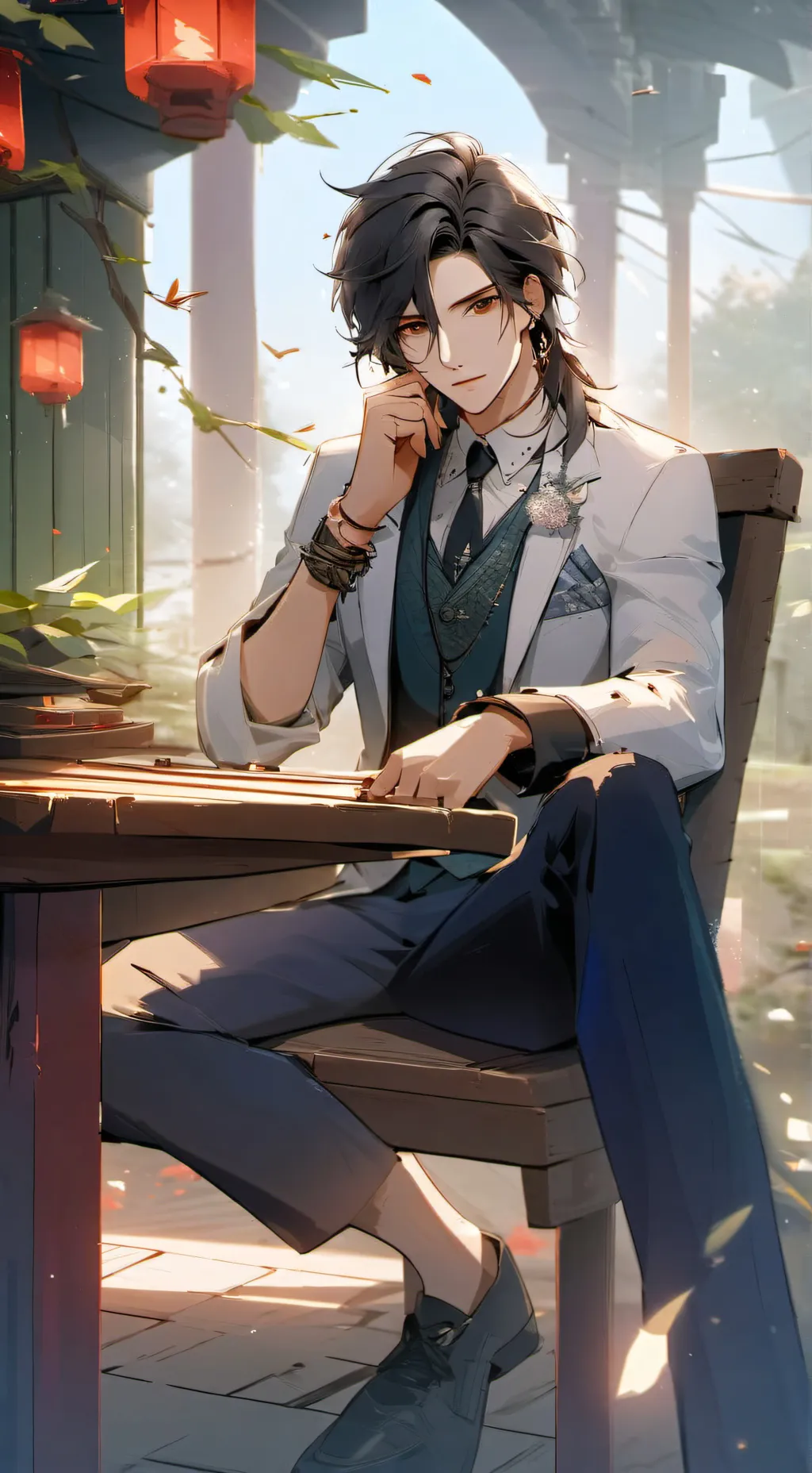 ai character: Никита background