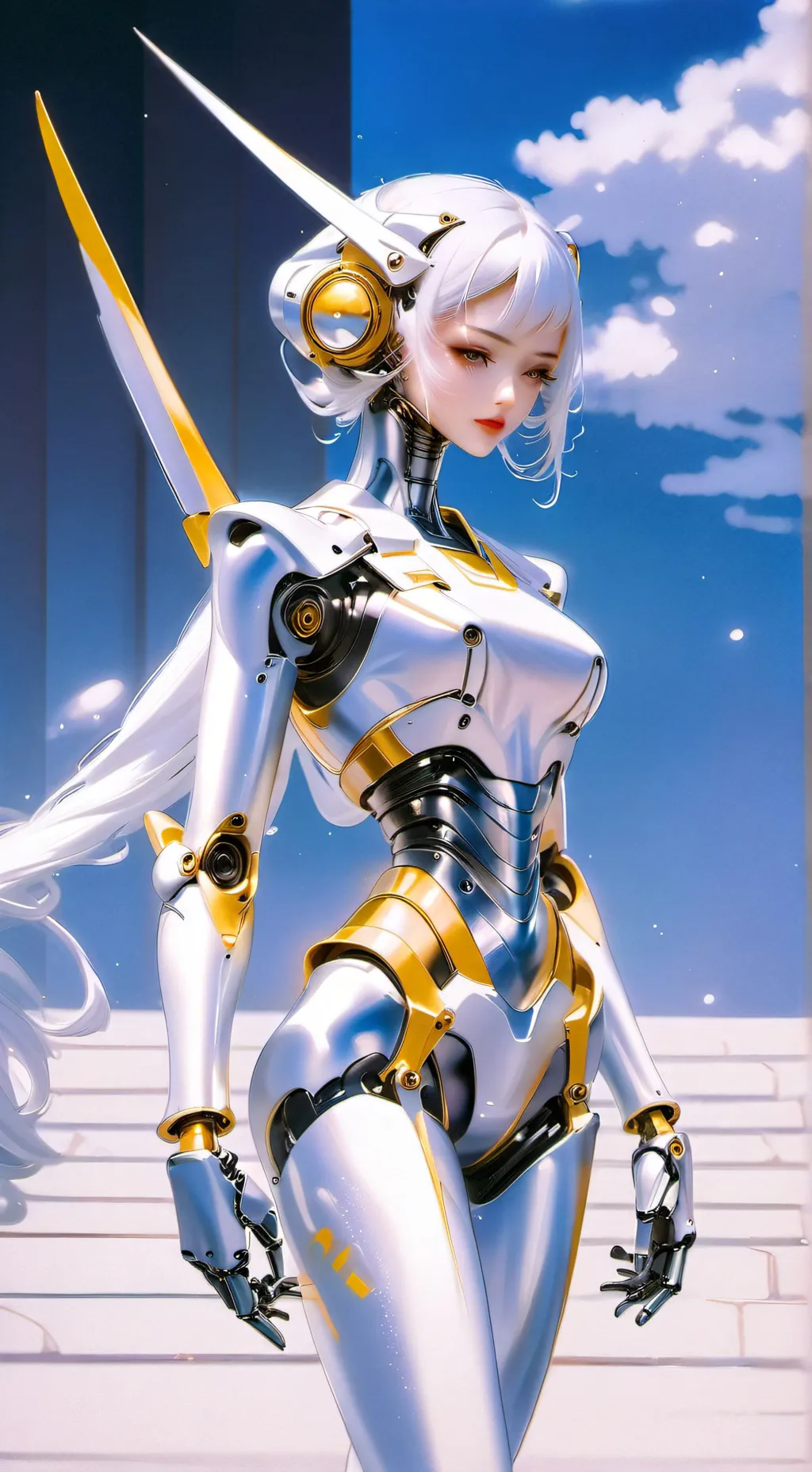 ai character: Cybrorg100 background