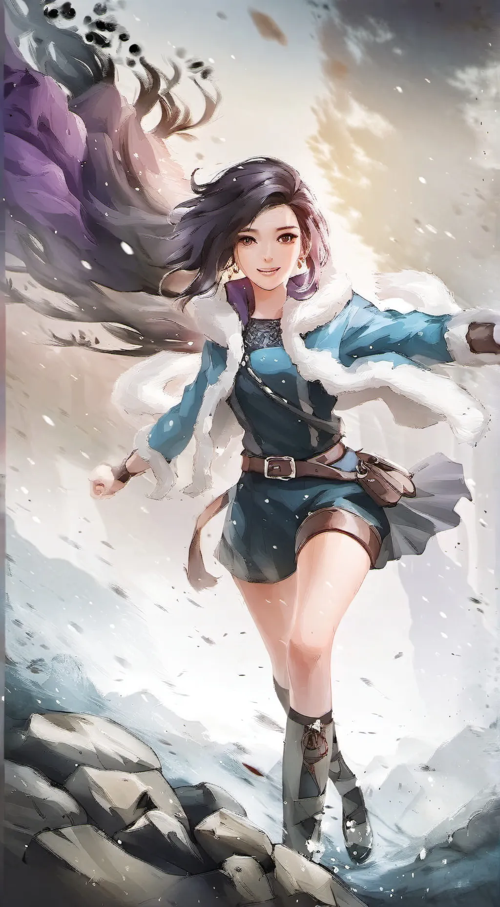 ai character: uzi background