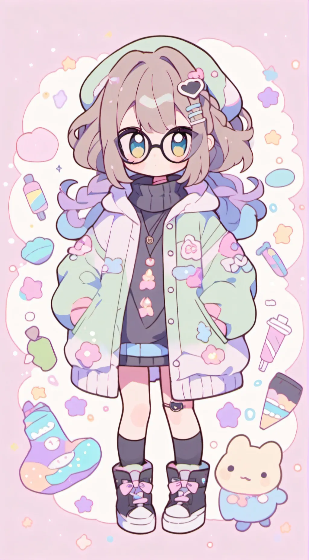 ai character: Amandine (moi) background