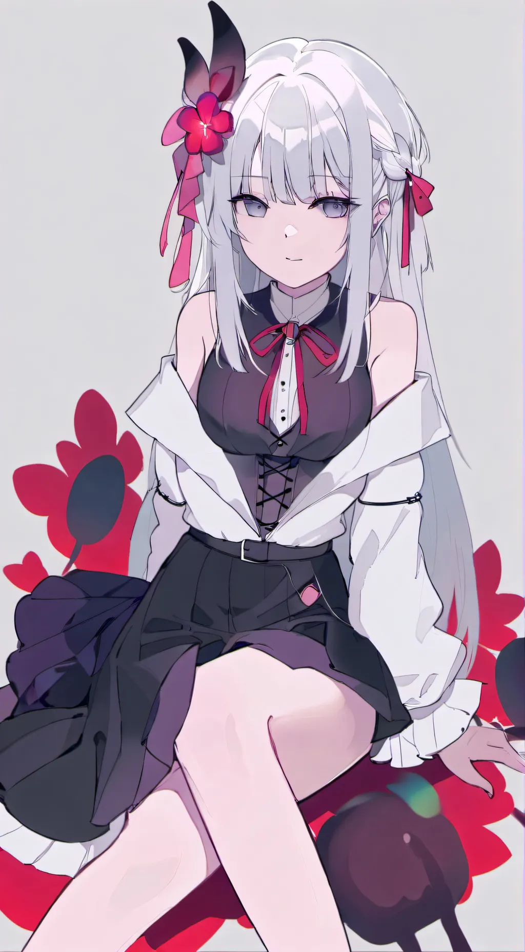 ai character: кошка  background