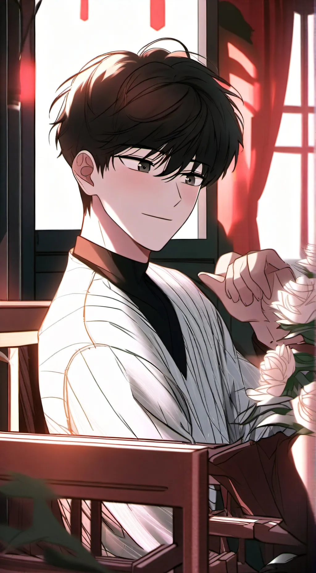 ai character: Asher😩 background