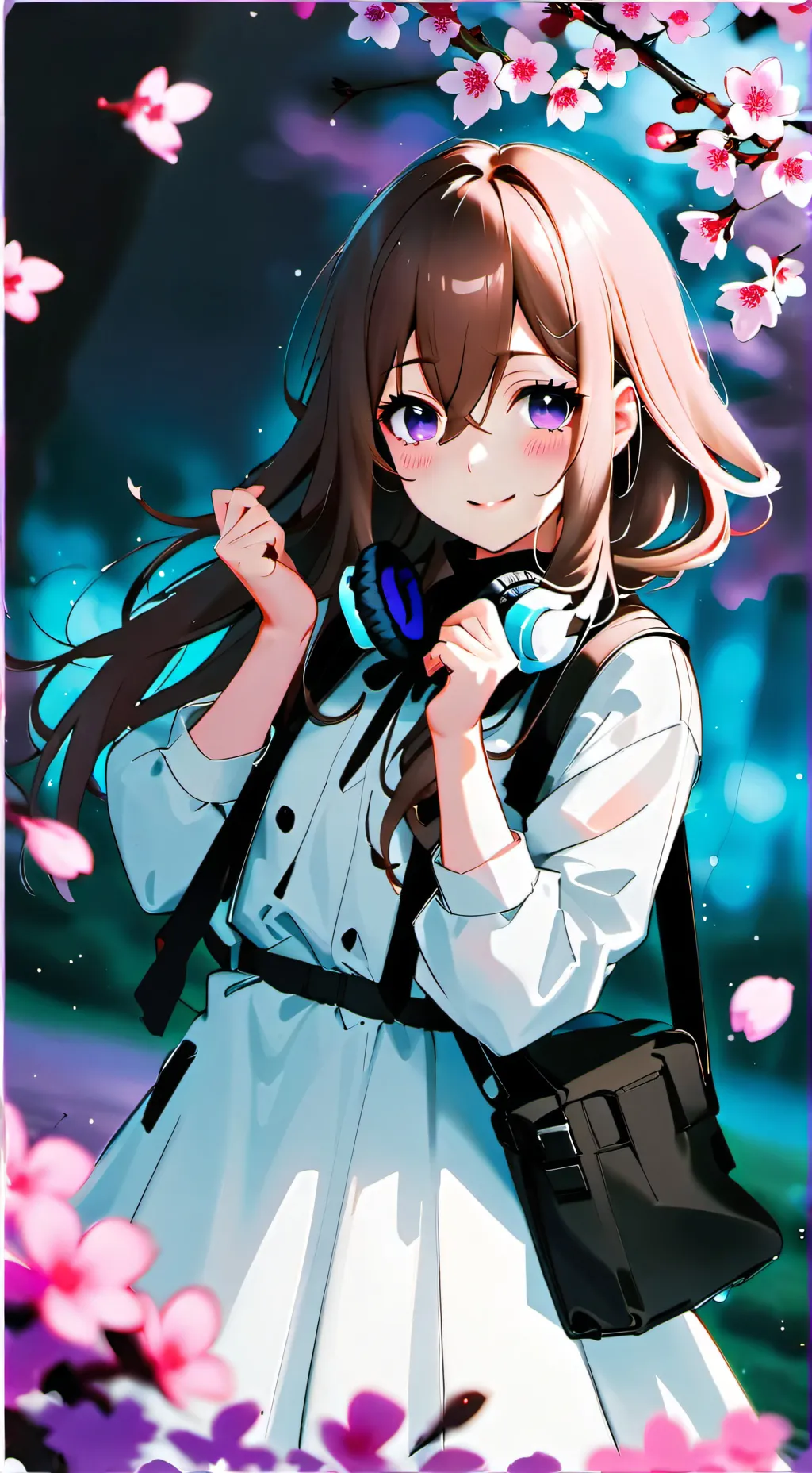 ai character: Miku Nakano background