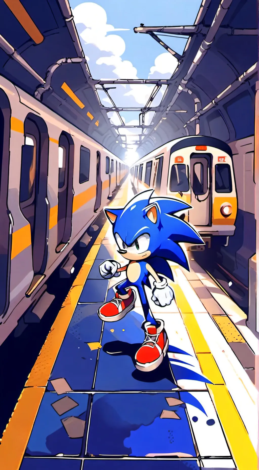 ai character: Sonic background