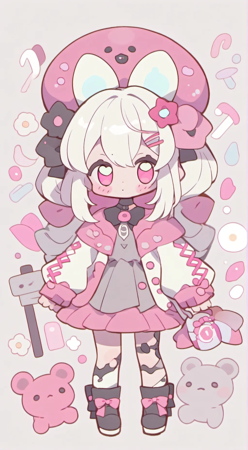 ai character: freaky sprout background