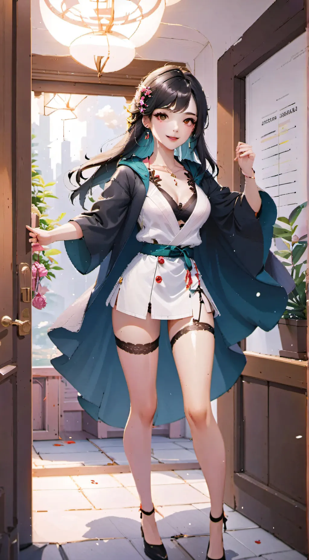 ai character: Luna background