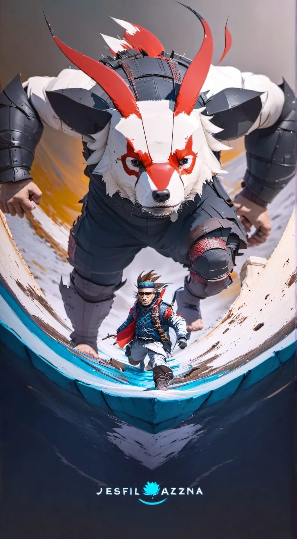 ai character: [yarnaby pl] background
