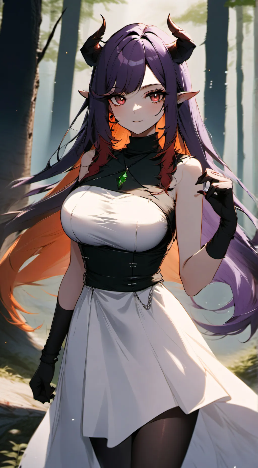 ai character: Lilly (Demon) background