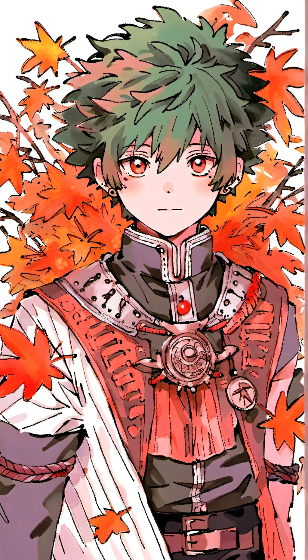 ai character: izuku midoriya  background