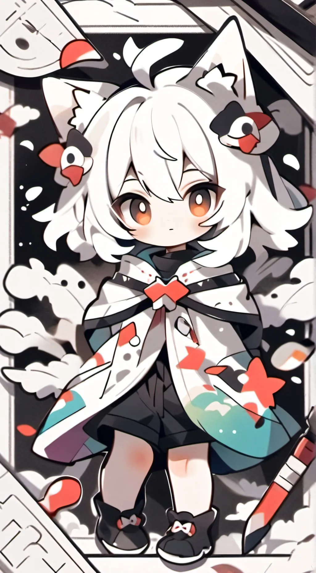 ai character: rat the cat background