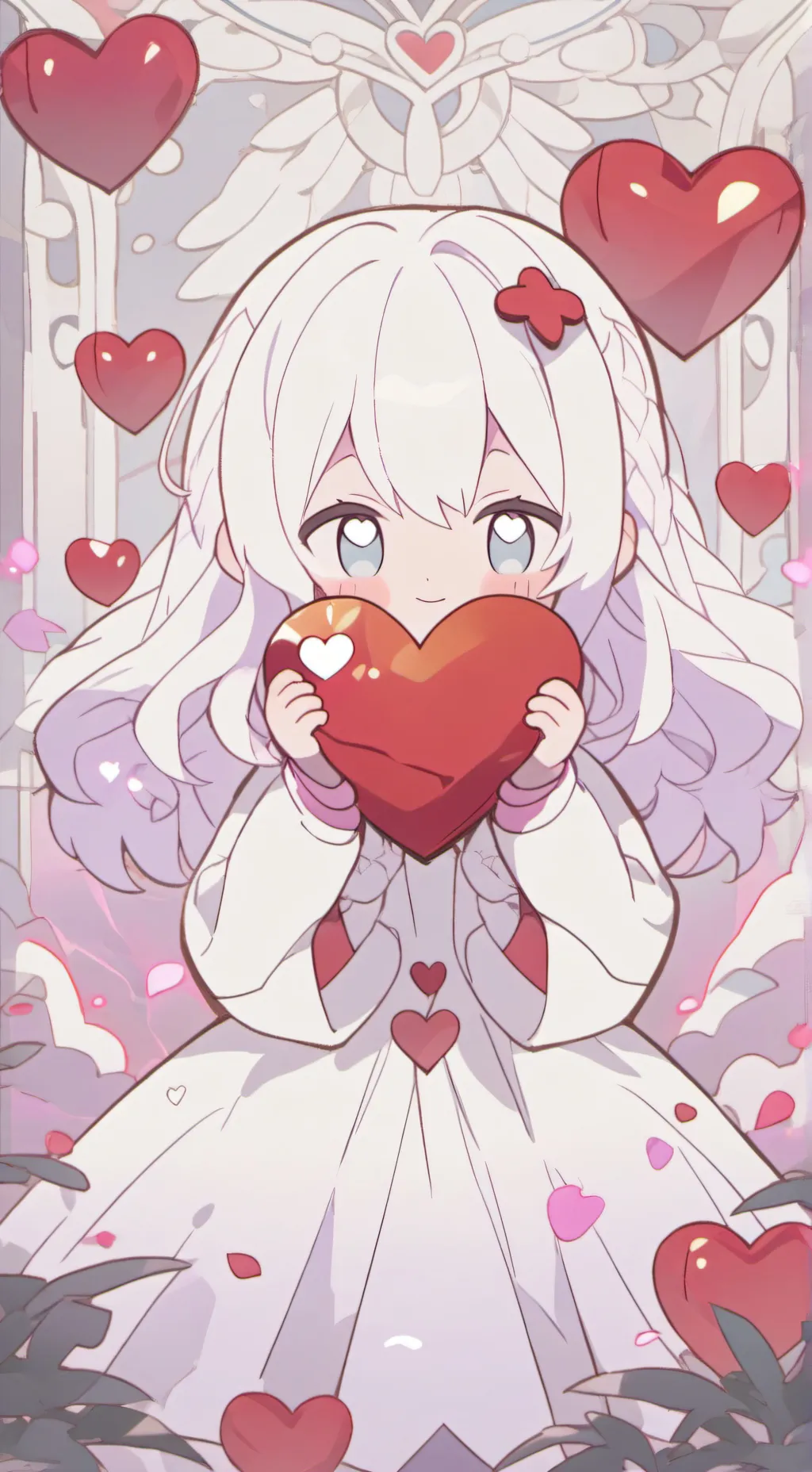 ai character: DW San Valentín background