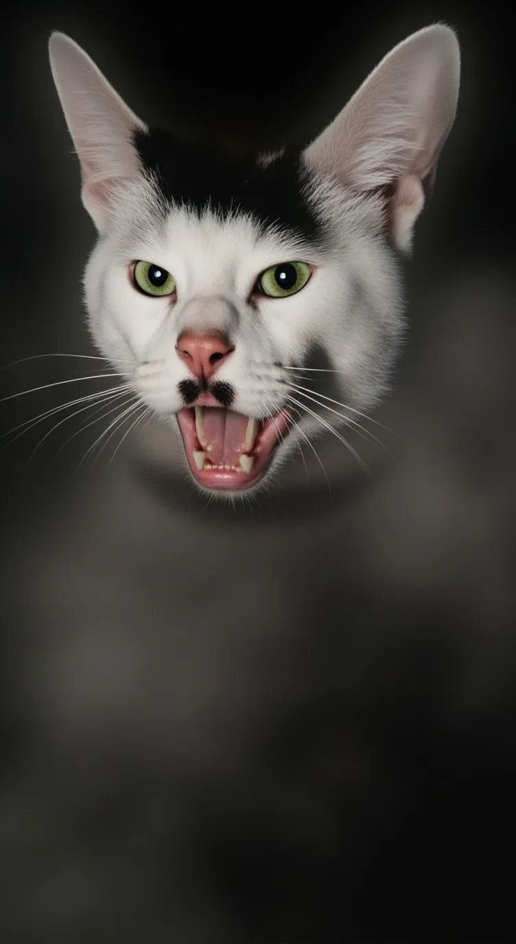 ai character: КОТ-ГИTЛЕР background