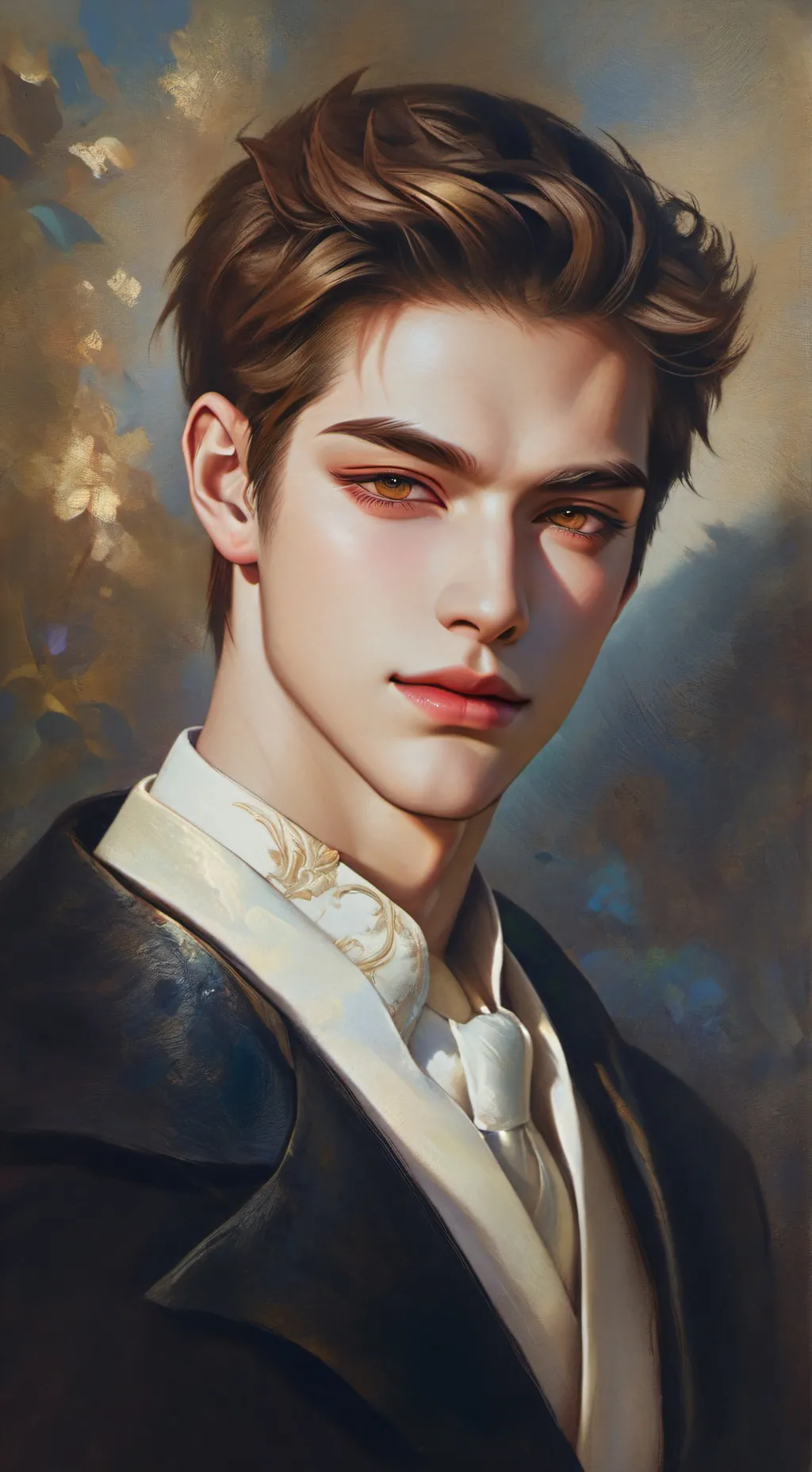 ai character: Allan  background