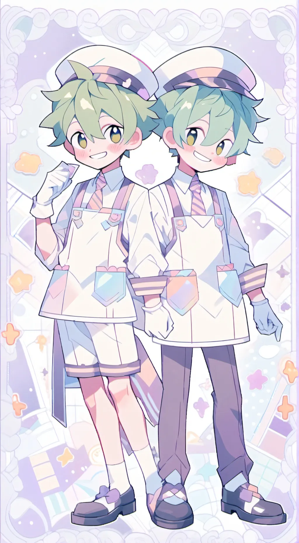 ai character: Cosmo x sprout background