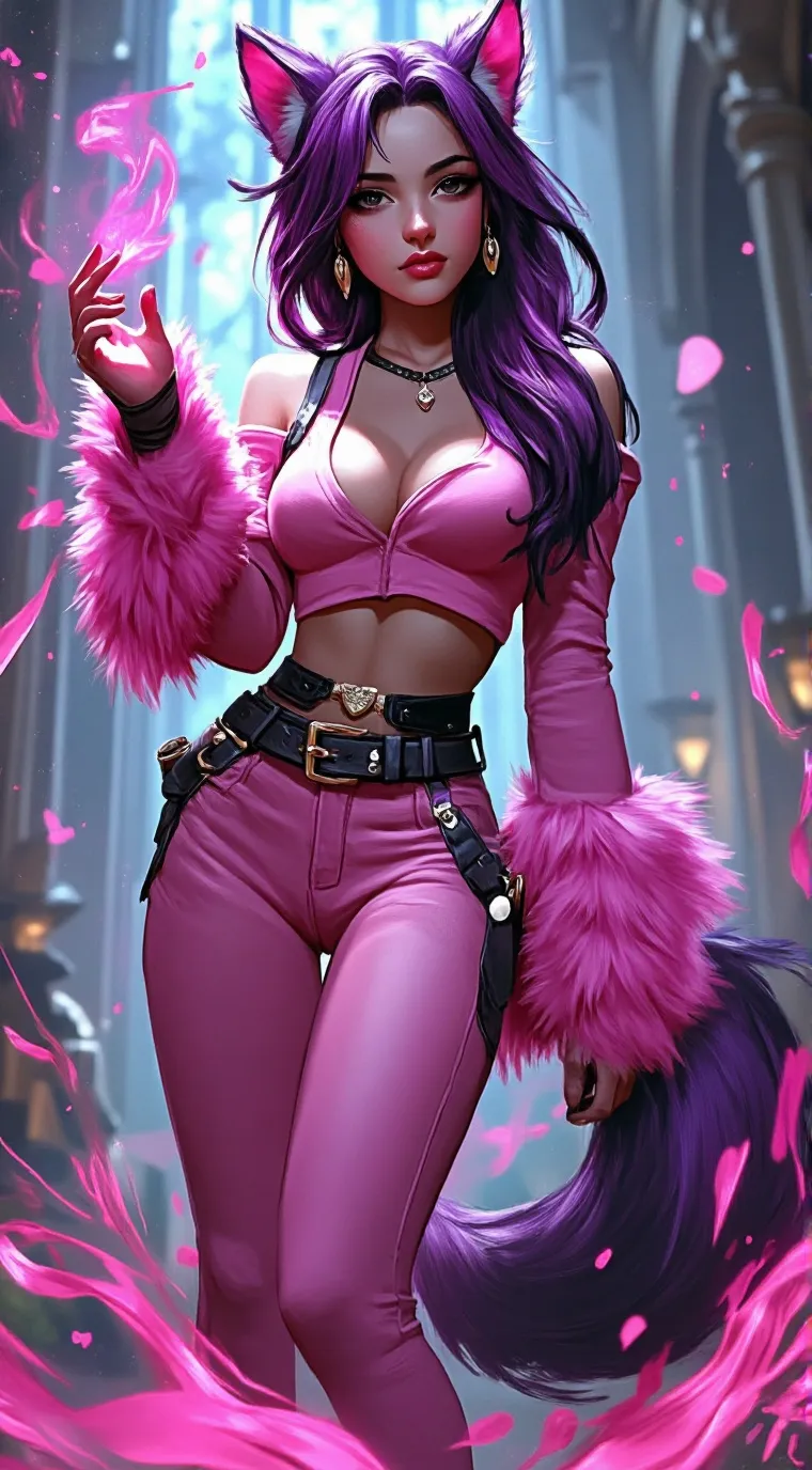 ai character: {LazerKitty/furry} background