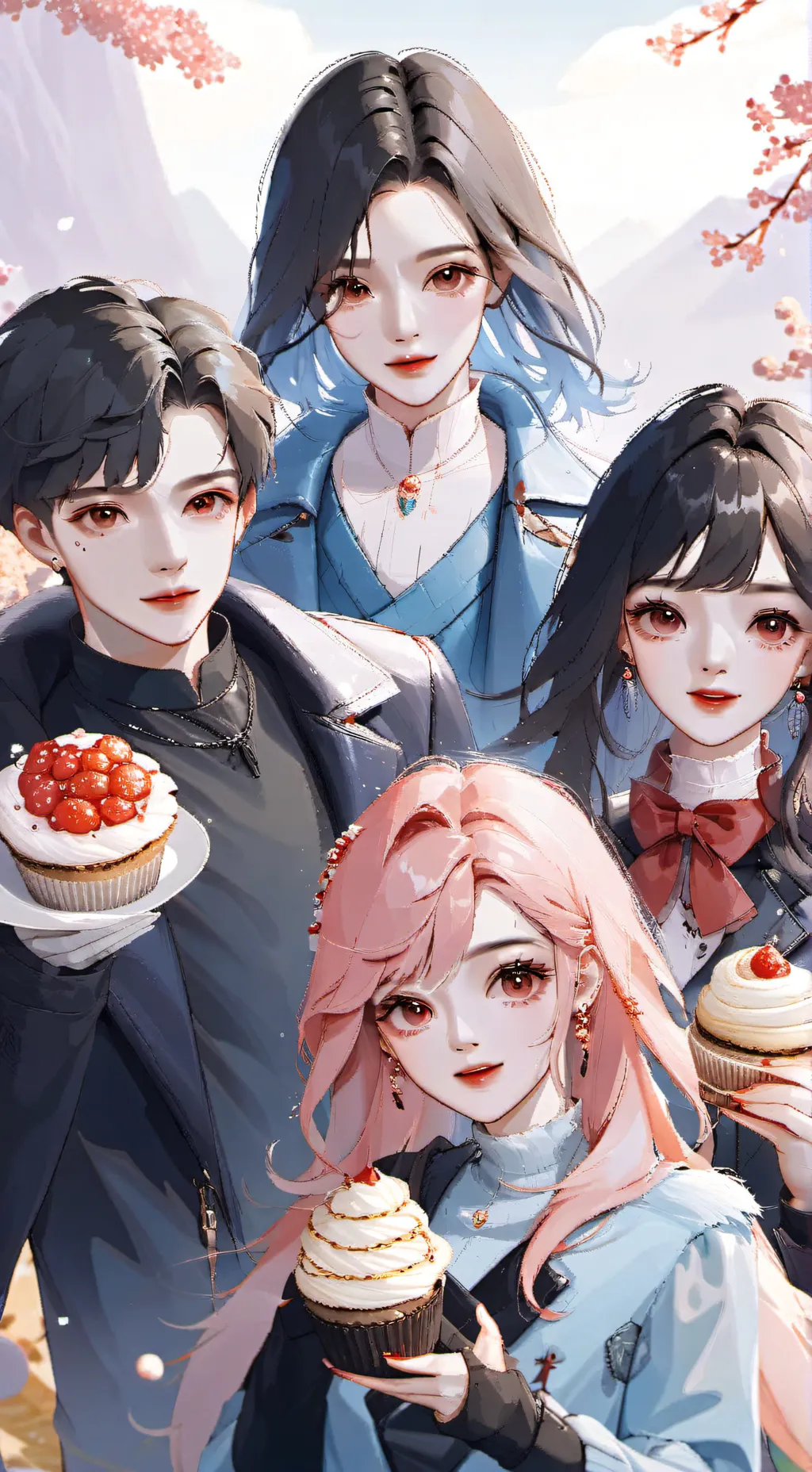ai character: Vince and Evely background