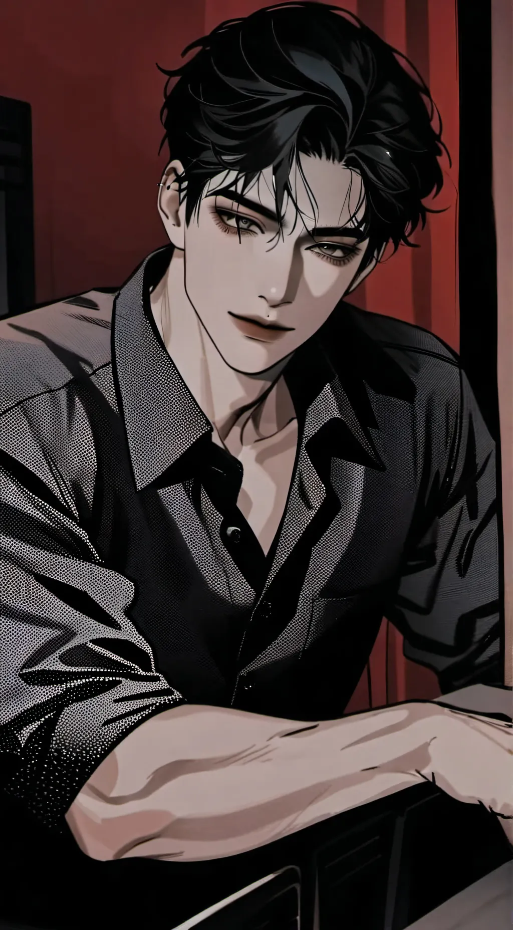 ai character: Ray Ivan william background