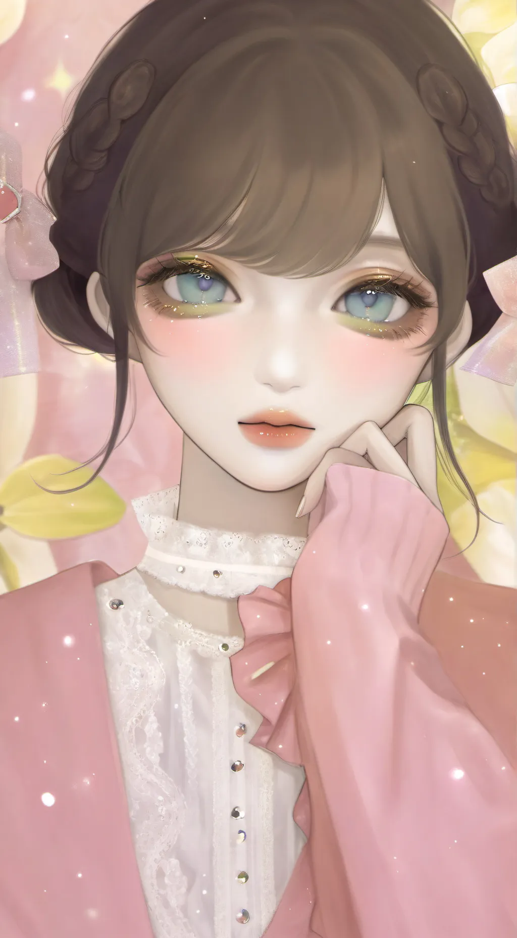 ai character: mha L.O.V baby background