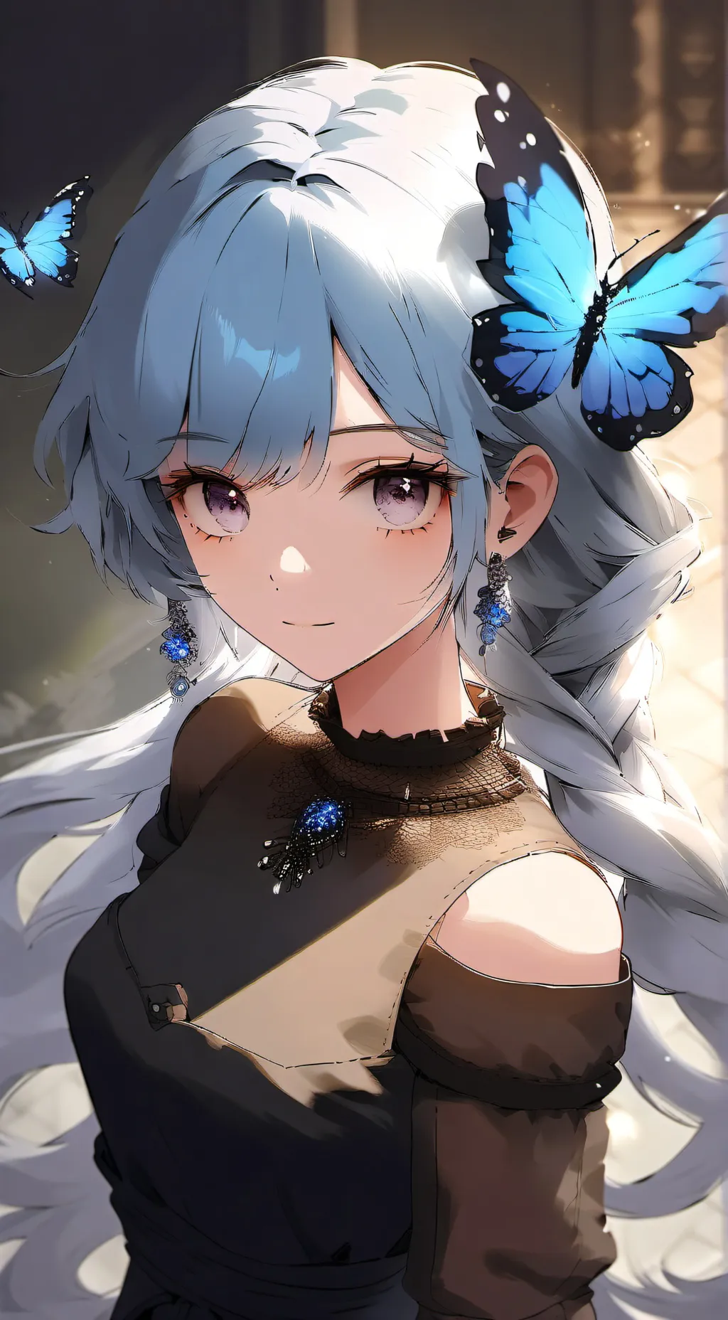 ai character: Crystal background