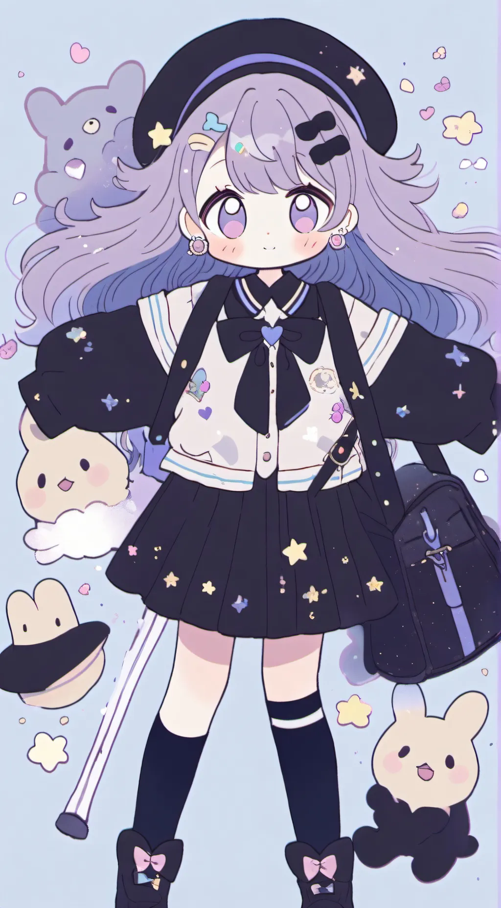 ai character: The peacefull life background