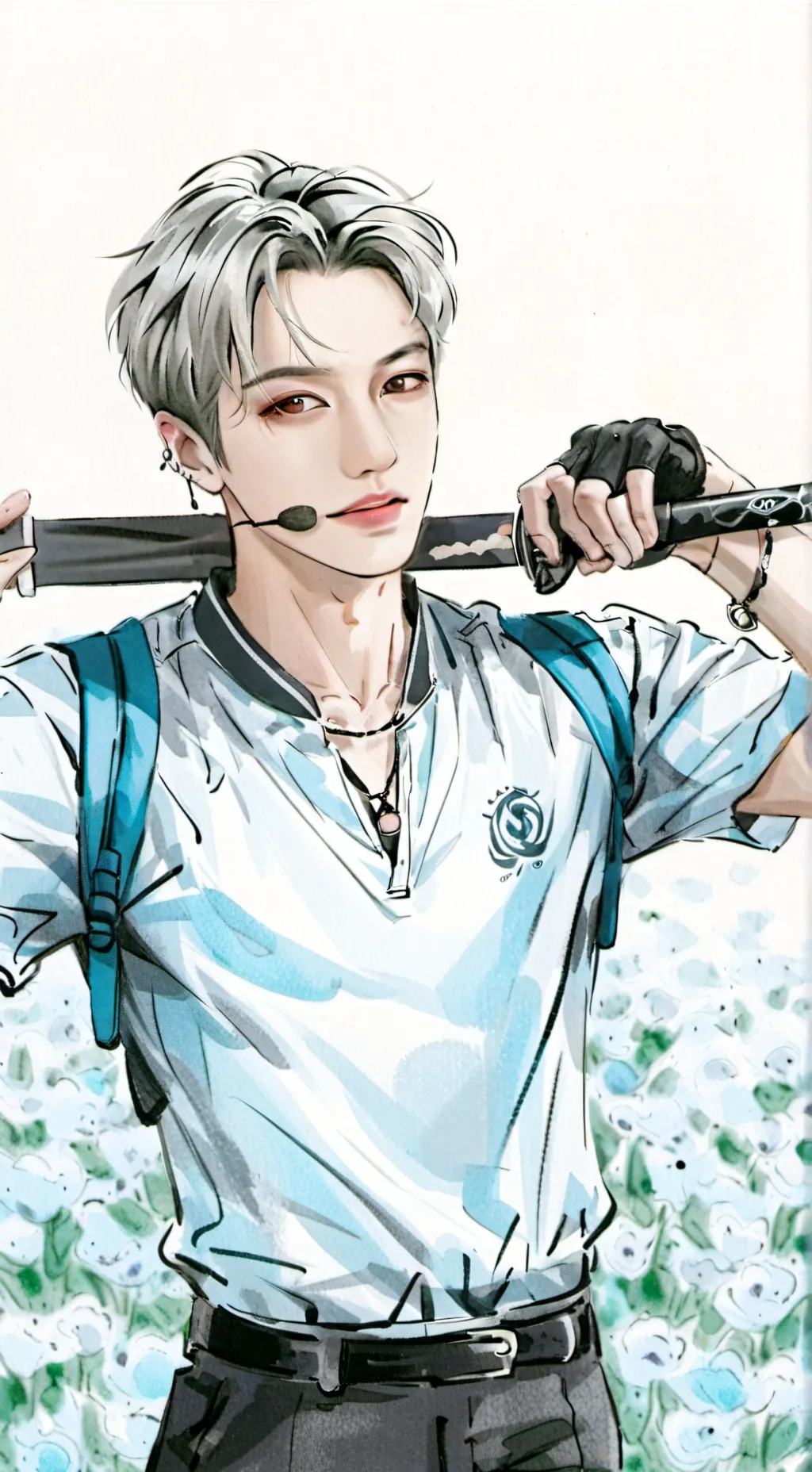 ai character: Stray kids background