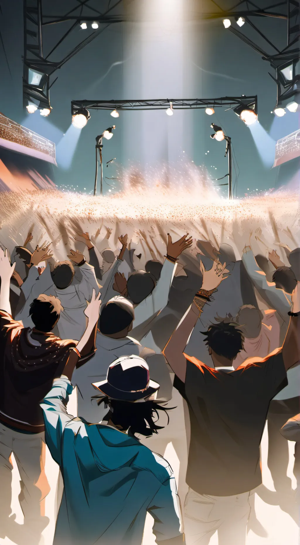 ai character: MHA your a rapper  background