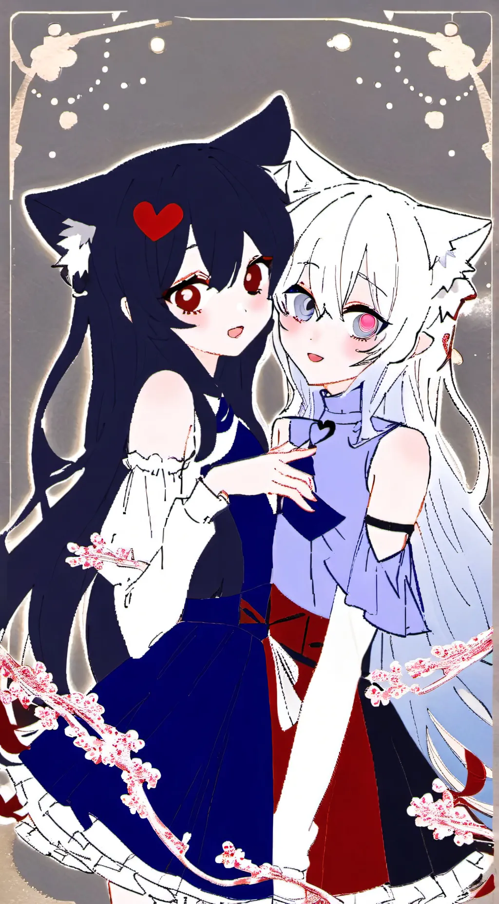 ai character: Yui x Addy background