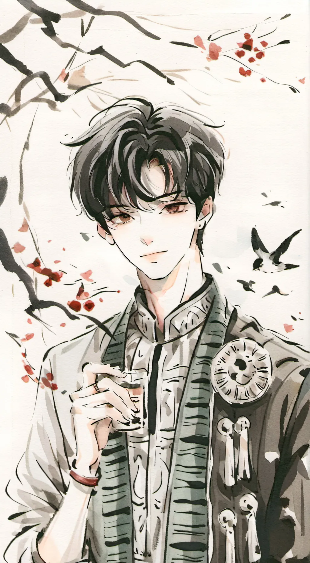 ai character: Liam🥀 background