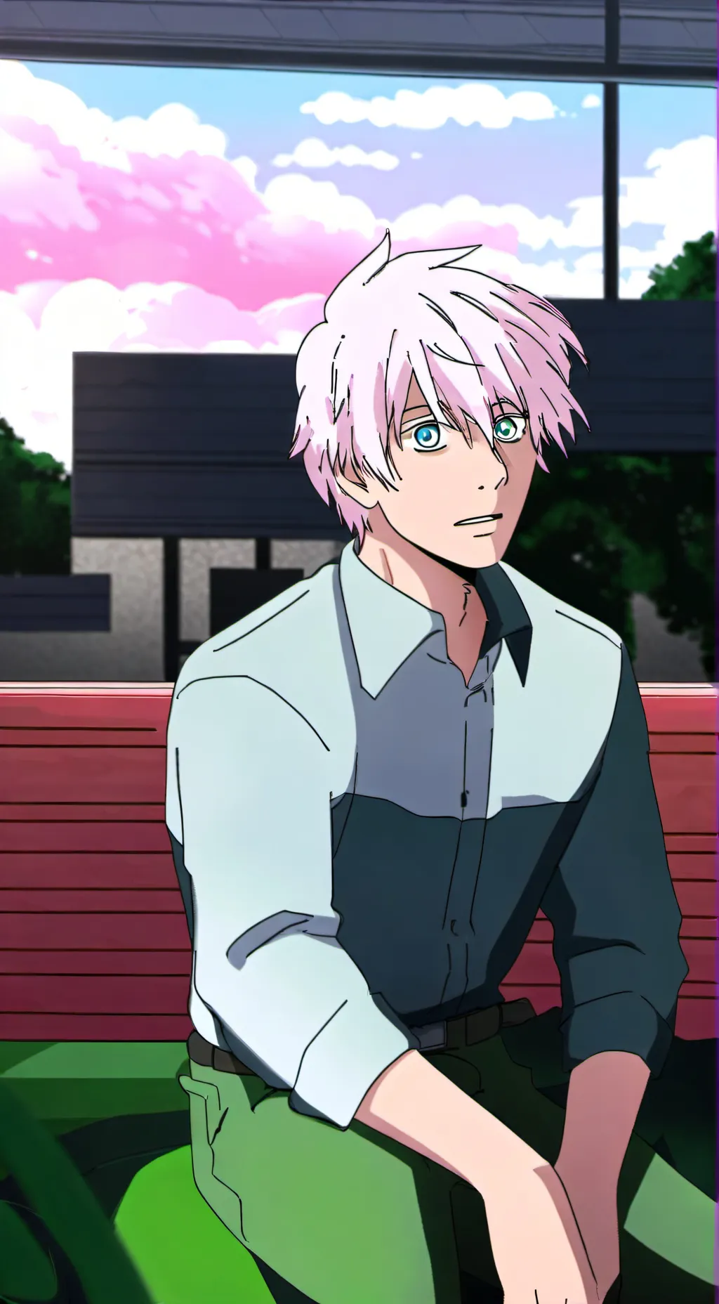 ai character: gojo background