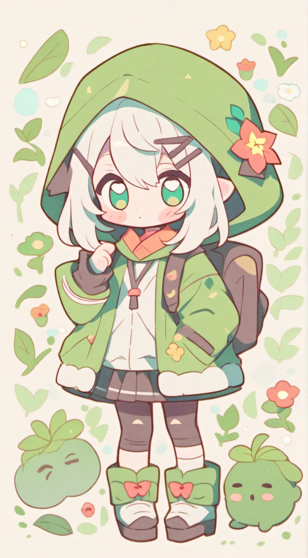 ai character: BERRYFUNNY!  background
