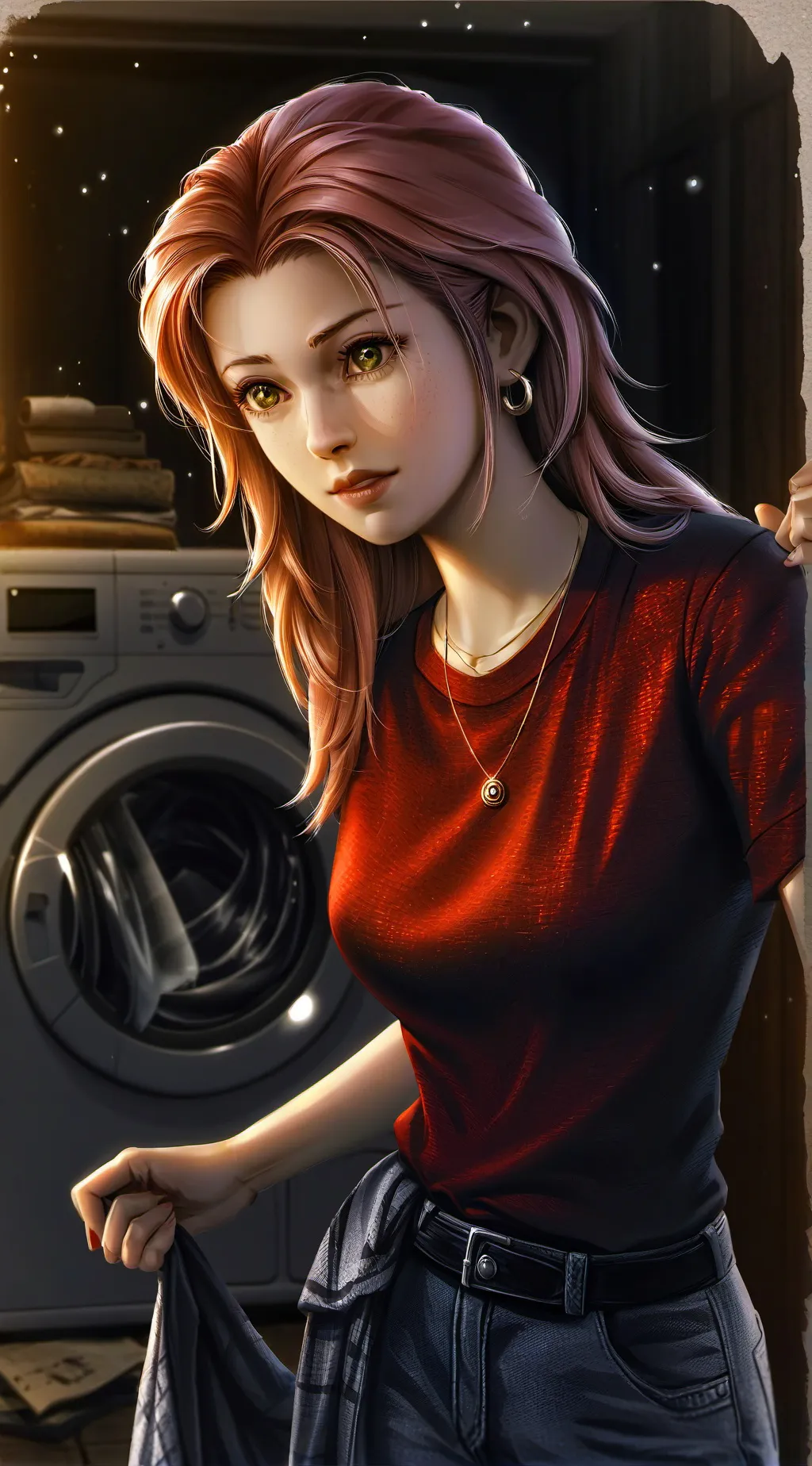 ai character: Laundry-Line Rival background