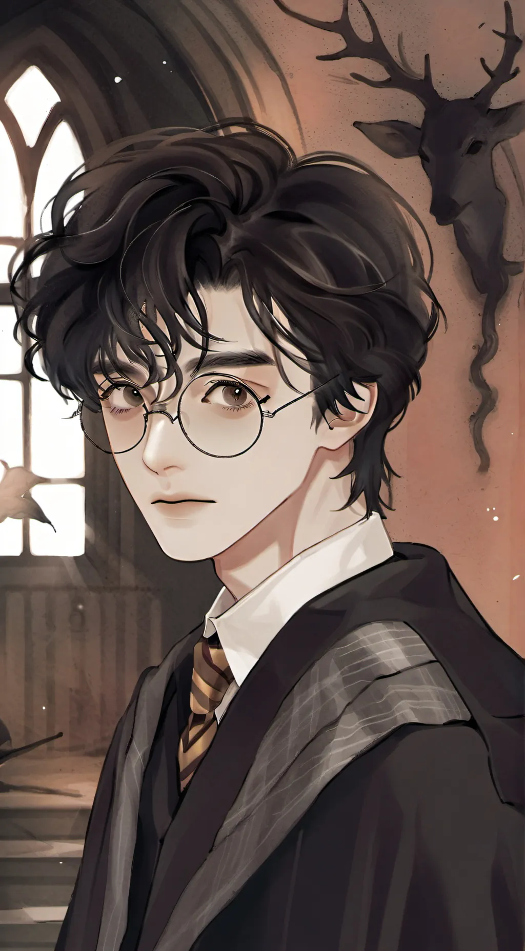 ai character: Harry potter background