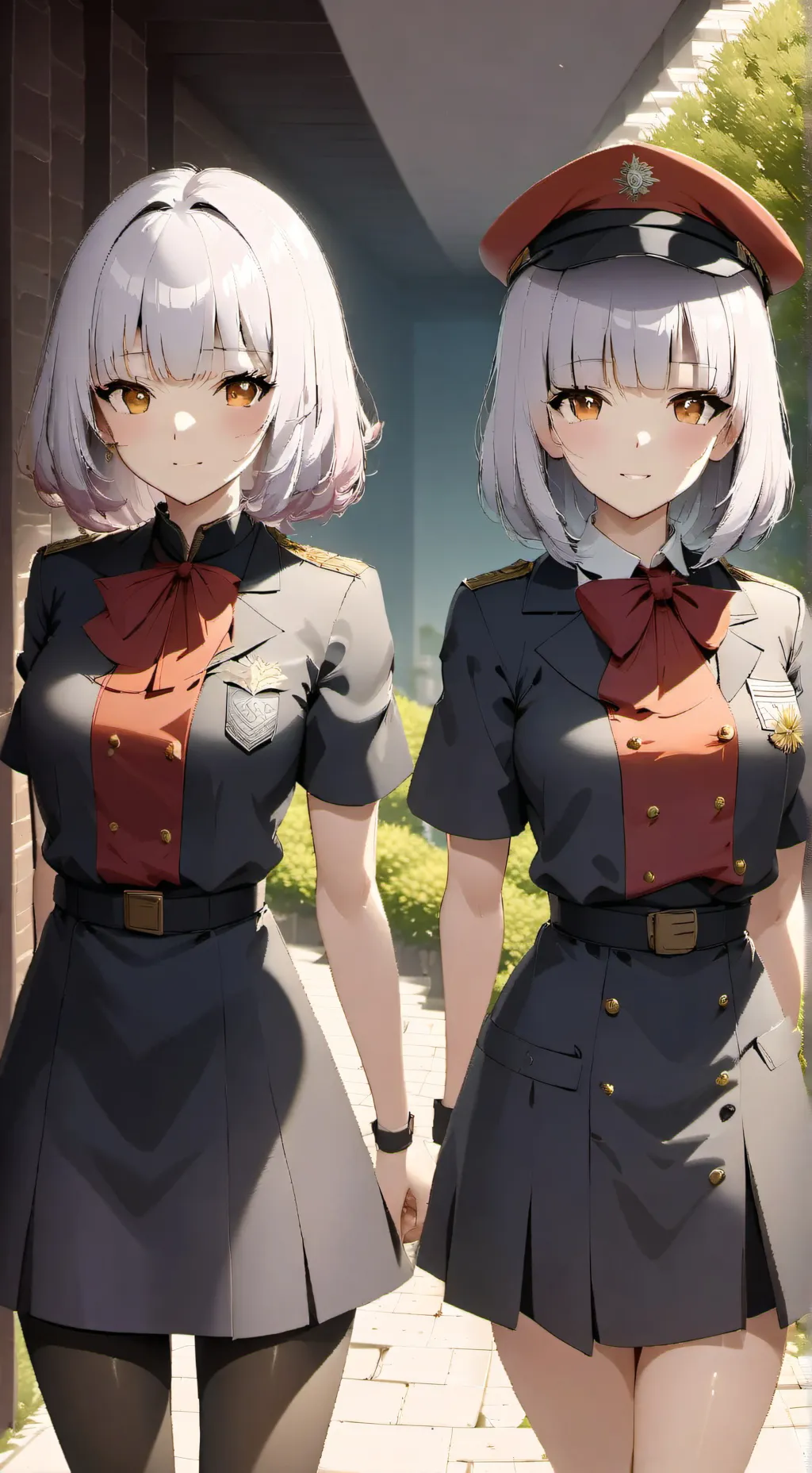 ai character: Lia y Mia background