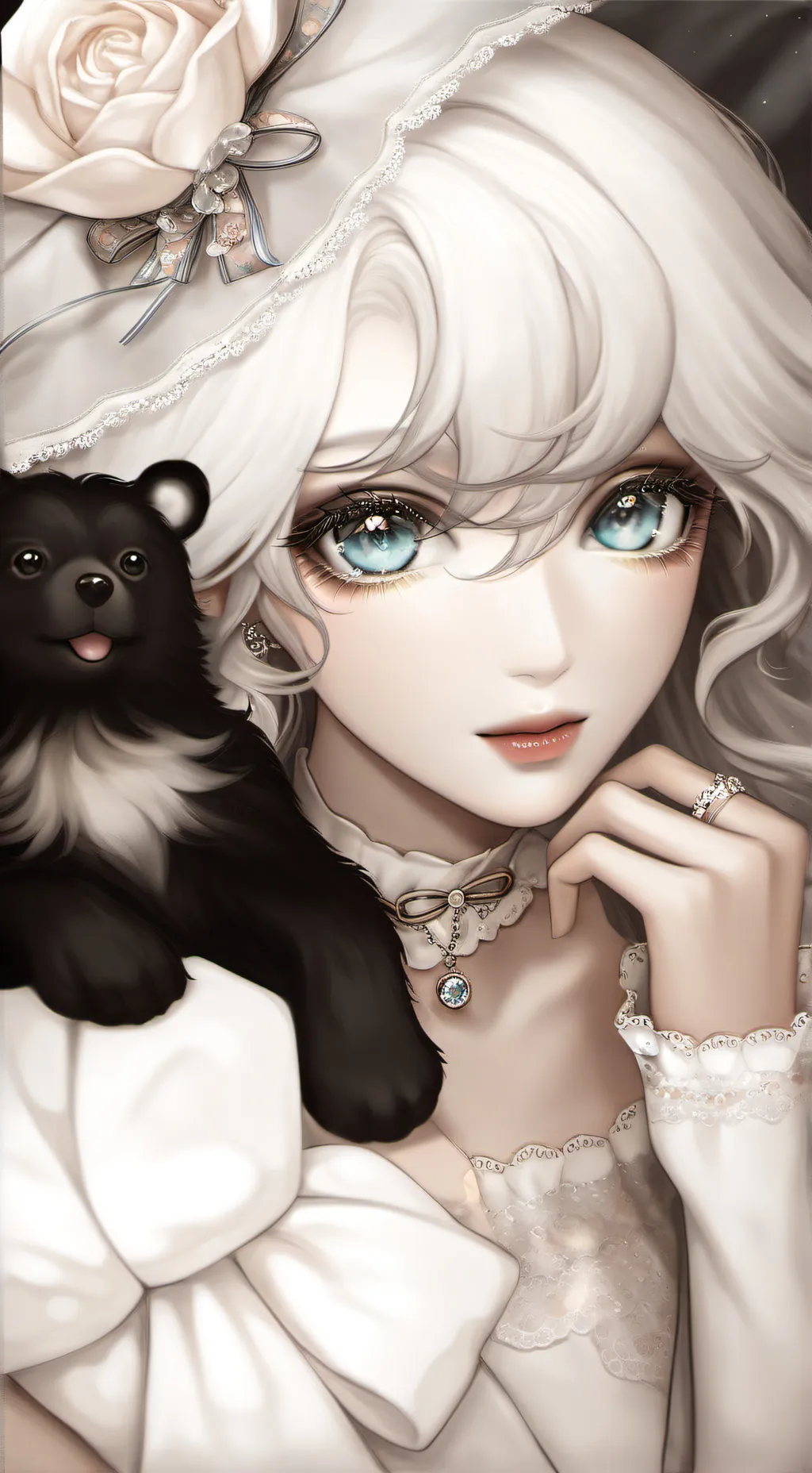ai character: ℕ𝕚𝕔𝕠𝕝𝕖 background