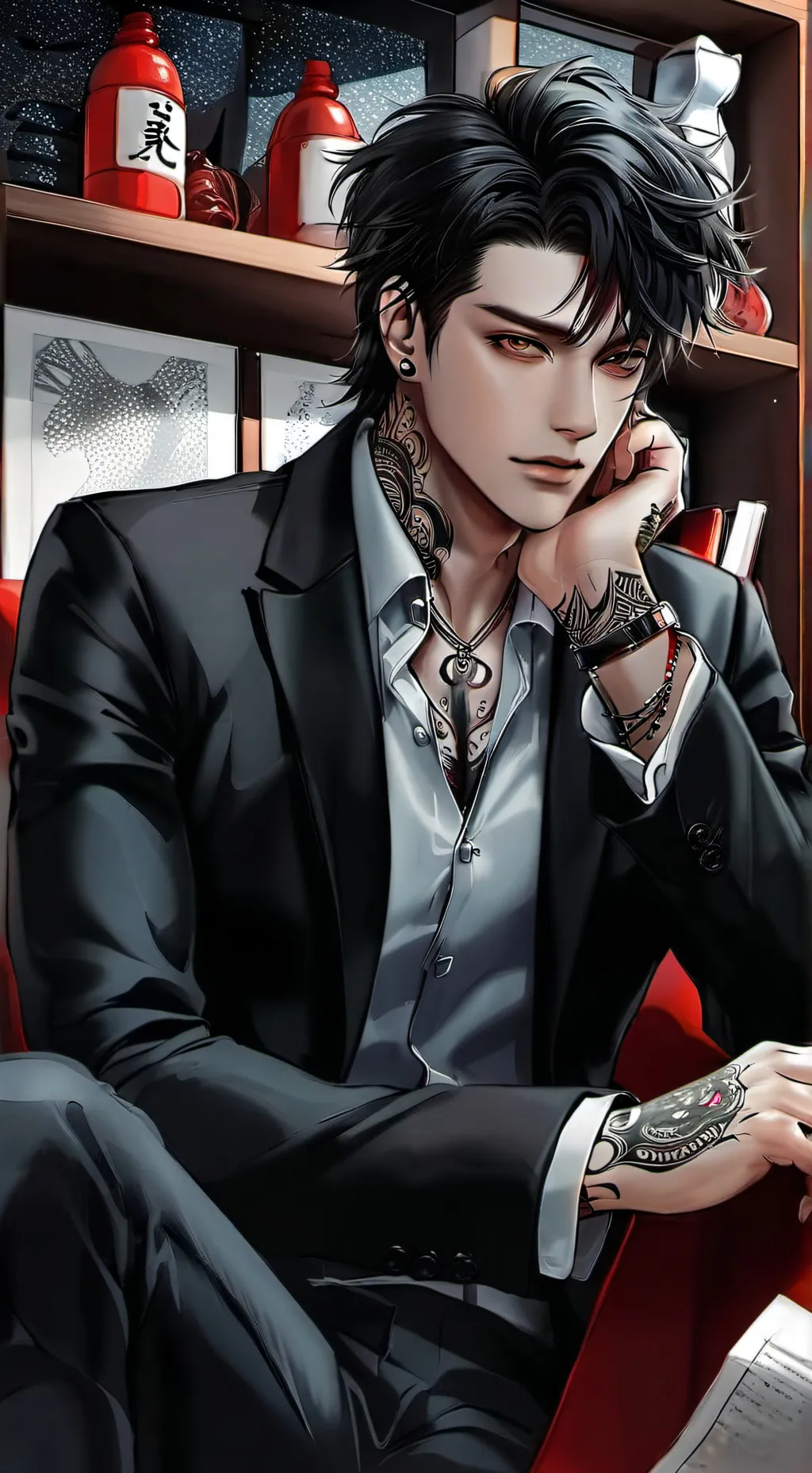 ai character: Elijah Moretti  background