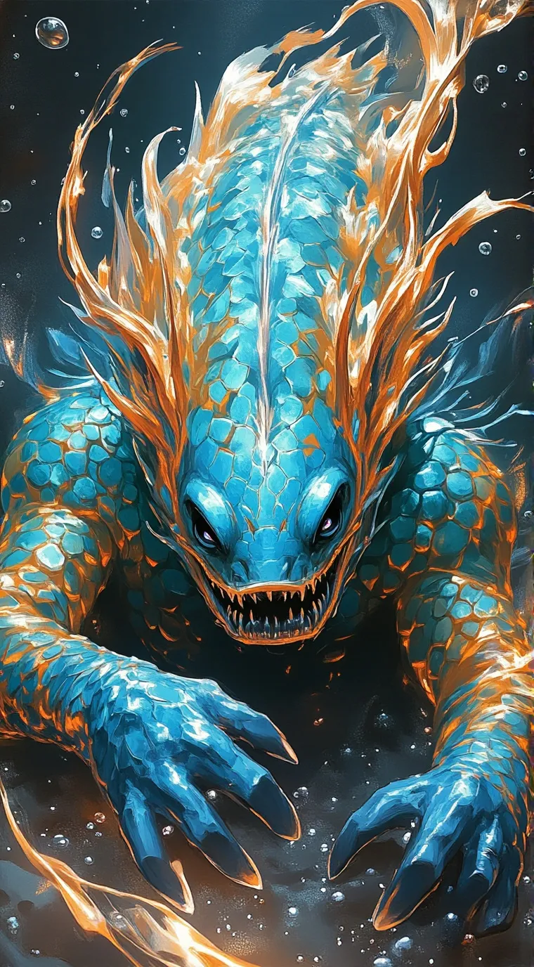 ai character: Killer fish￼ background