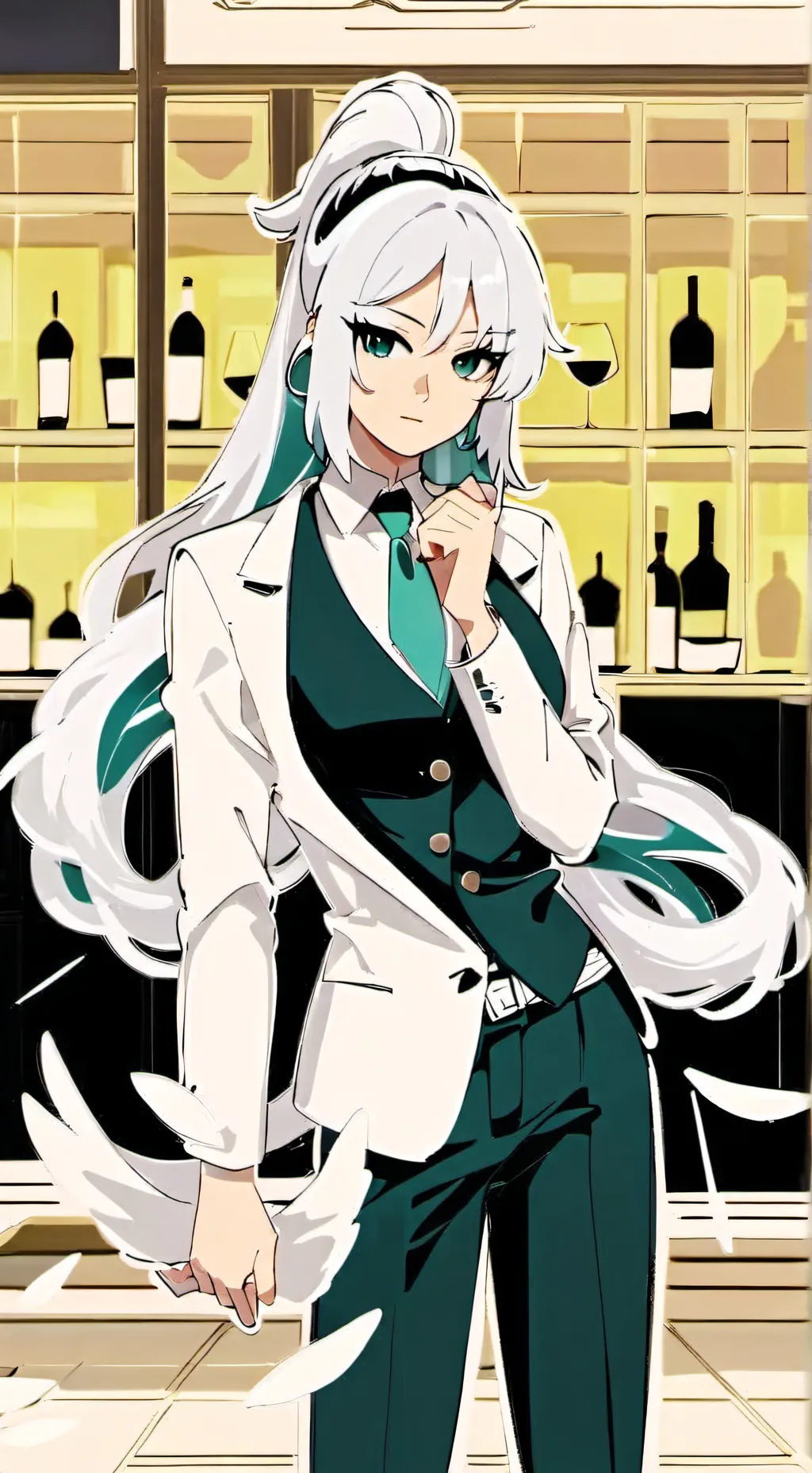 ai character: Winter (Straight!) background