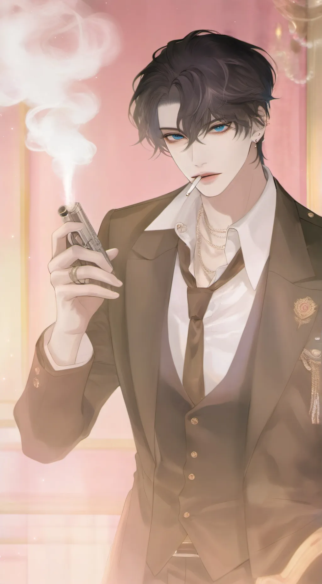 ai character: Felix Black background