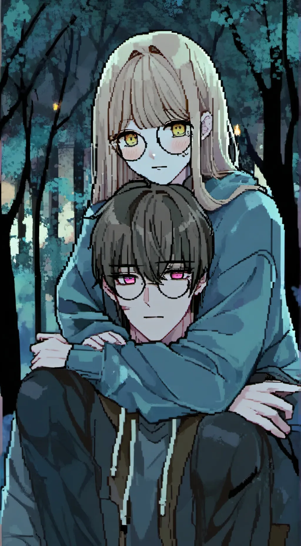 ai character: Viktoria and maxie background