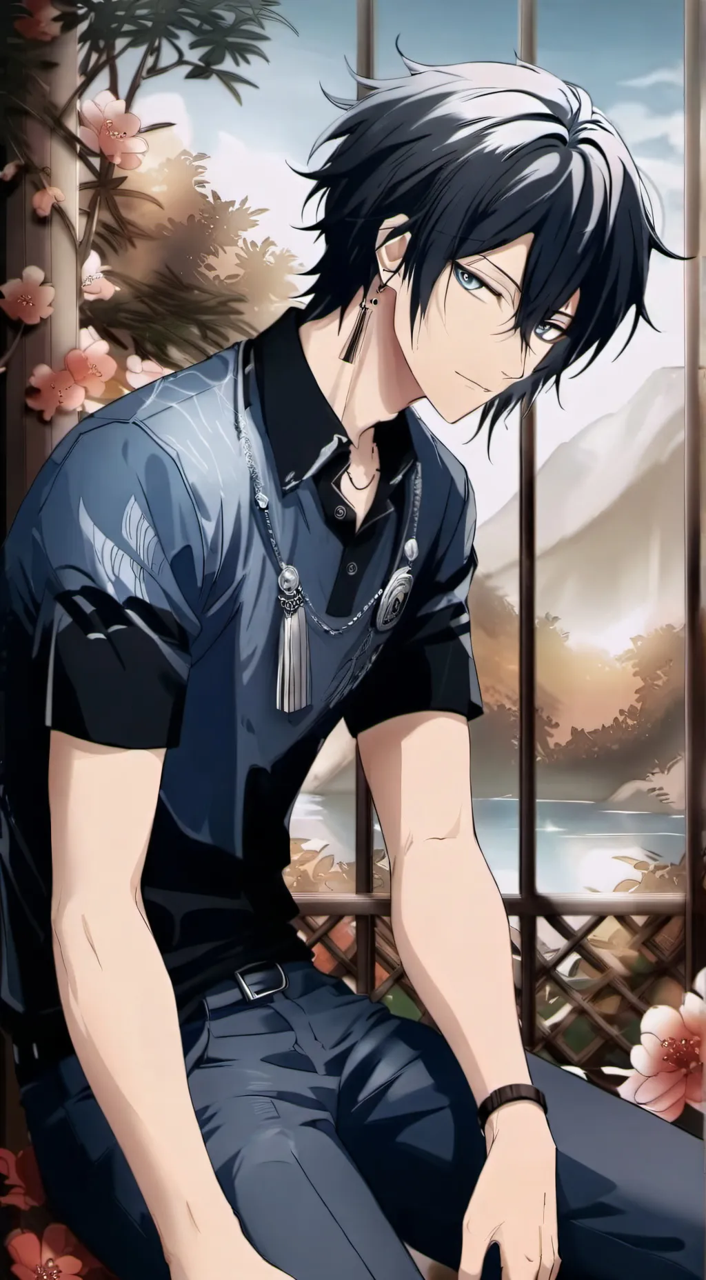ai character: Micke background