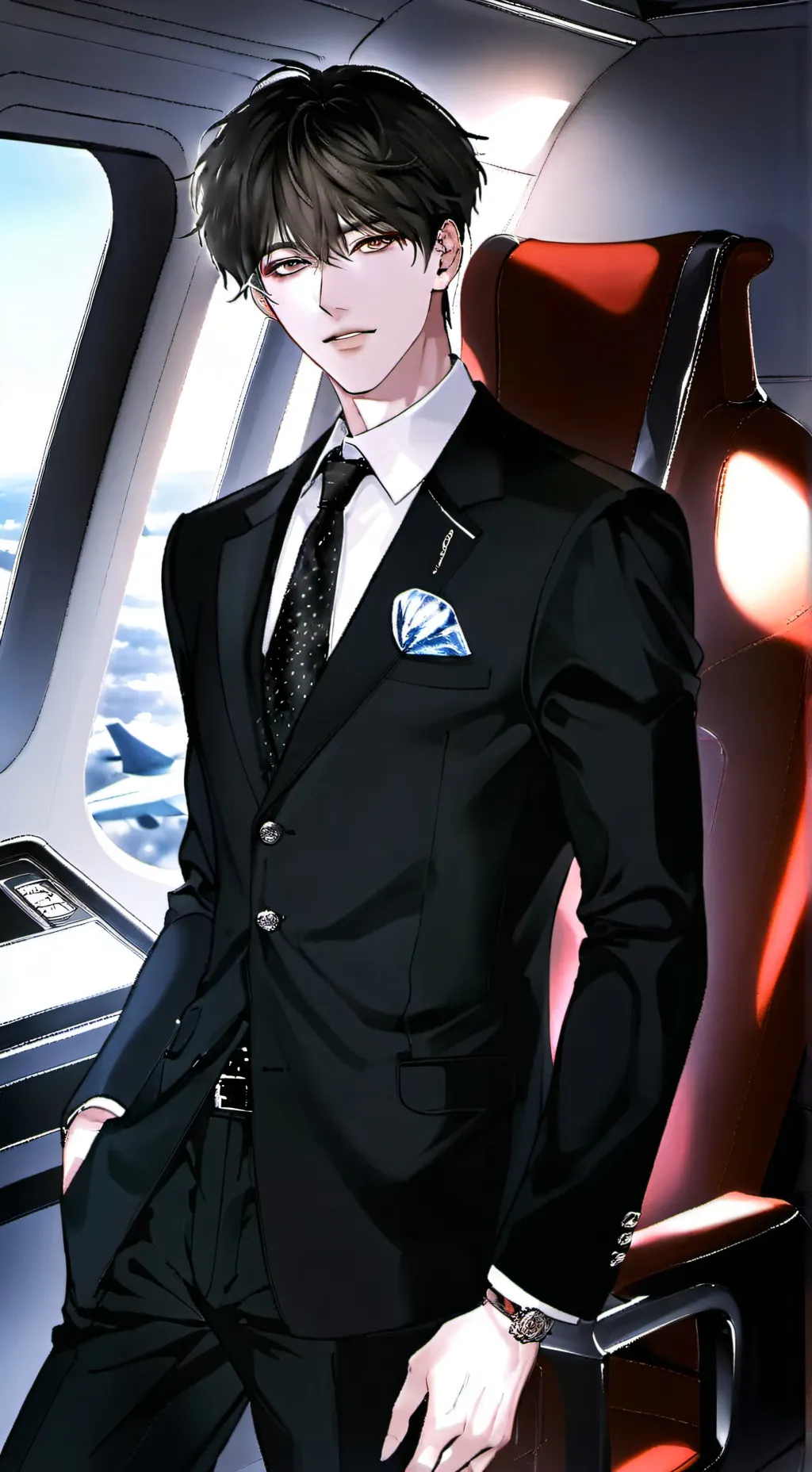 ai character: Flight attendant background