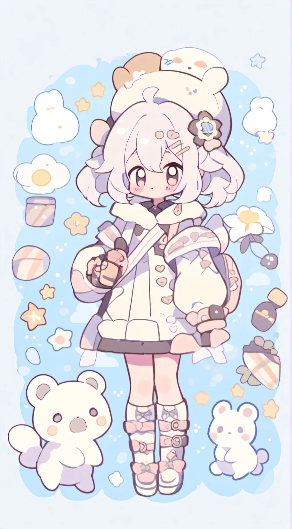 ai character: kissy  x your home background