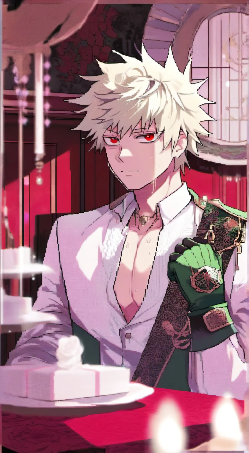ai character: Bakugo, Arranged 💍 background