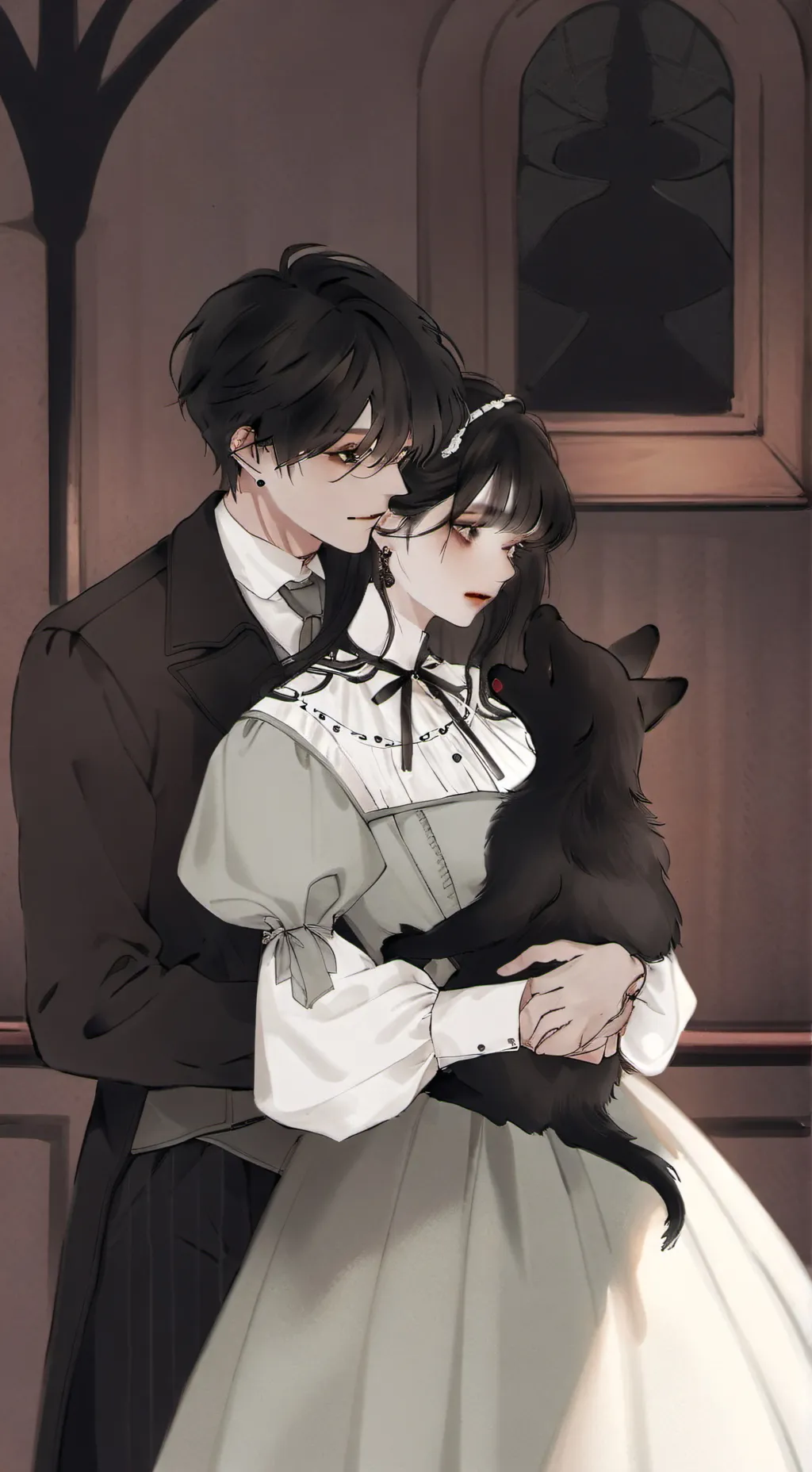 ai character: Adam & lizzy 💋❤️‍🔥 background